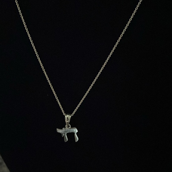 New 14K Yellow Gold Chai Necklace - Picture 3 of 4